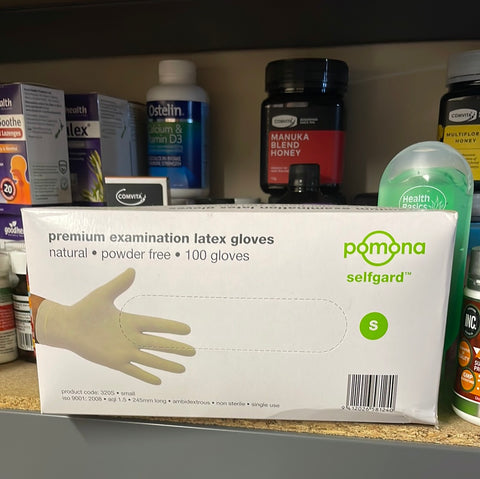 Premier latex examination powder free glove 100s Small 的副本