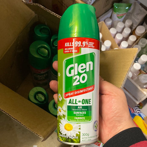 Glen 20 Disinfectant Spray Surface Country Scent 300g