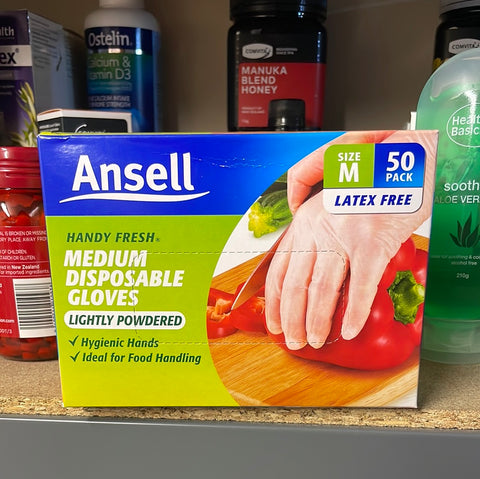Ansell Glove Handy Fresh Disposable 50s Medium
