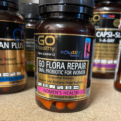 go healthy flora repair 30 vege capsules short dated 12/2022