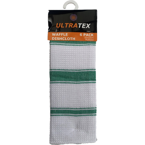 Ultratex Waffle Dishcloth 6pk