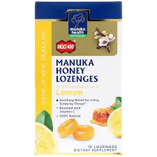 ManukaHealth Honey lozenges Lemon (15s)
