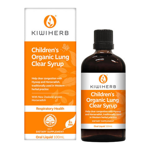 KiwiHerb Children's Organic Lung Clear Syrup100ml
