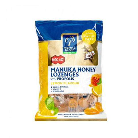ManukaHealth Mgo 400+ Lemon&Menthol with propolis500g