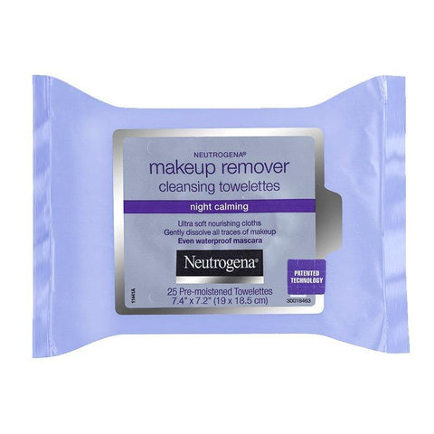 Neutrogena Night Calm Make-Up Remover Wipes 25 Pack
