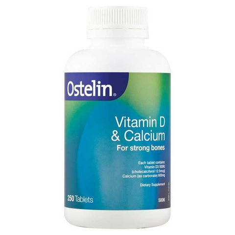 Ostelin Vitamin D&Calcium For Strong Bones 250s