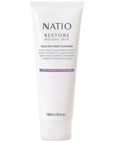 Natio Restore Delicate Foam Cleanser 100ml