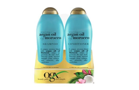 OGX ARGAN OIL OF MOROCCO SHAMPOO & CONDITIONER 2 × 750ML