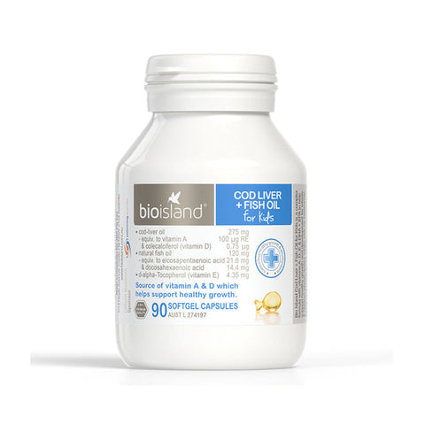 BioIsland Cod Liver+Fish Oil   (90s)