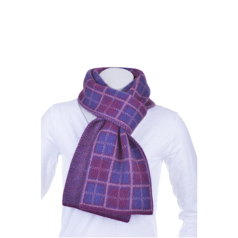 Mc Donald MC DONALD TARTAN SCARF Berry-Purple-Heather