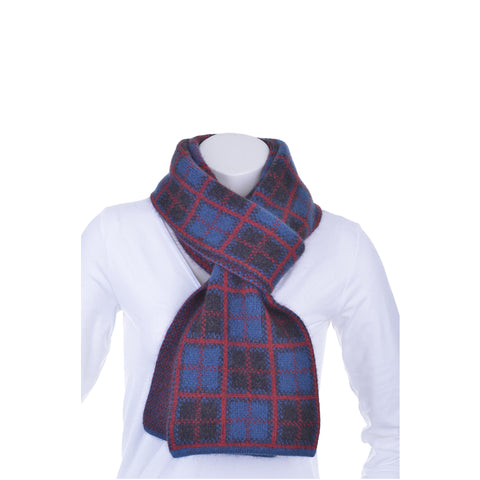 Mc Donald MC DONALD TARTAN SCARF Teal-Charcoal-Red